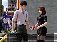 I explore the academy's secrets and challenges in this immersive game world.