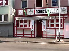 exploring the sights of kaiserstra�e in hanover, germany