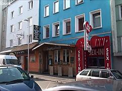 exploring the sights of kaiserstra�e in hanover, germany