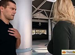 Milf Vanessa hooks up with stranger for big cock action