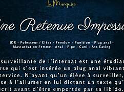 french femdom anal pleasure impossible to hold back