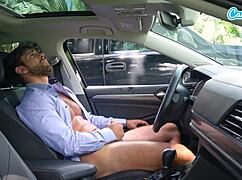 Camsoda milf catches young guy jerking in public