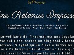 french femdom anal pleasure impossible to hold back