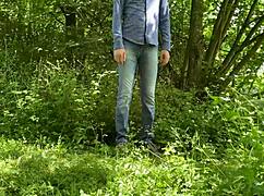 Sexy Fat Milf Takes Off Her Panties And Pisses Duet With A Stranger