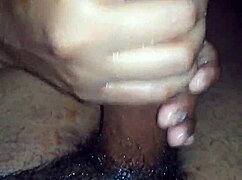 desi neighbour handjob leads to cumshot on teen cock