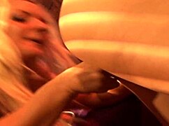 lesbian teen helps blonde friend by fucking her anal hole deeply.