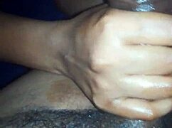 desi neighbour handjob leads to cumshot on teen cock