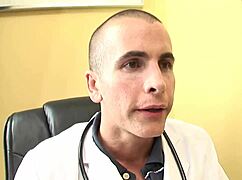 Doctor fucks brunette milf mom