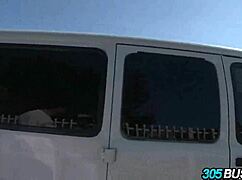 french babe julie j gets paid for sex on bus