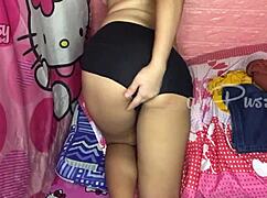 Stolen video of naked asian girlfriend