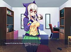 Sakura plays the game to clover ending in part 6