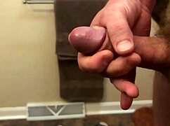 The slow motion video captures the ejaculation process in detail