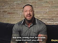 Ink-covered brunette gets her raw muff pounded. By her tattooed lover.