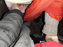 Our Autumn Romantic Sex In A Hut - Lesbian Illusion Girls