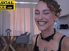 the british minx challenges two grizzled dudes to a dirty anal contest