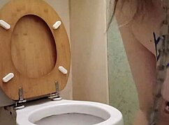 french housewife engages in self-bondage humiliation outdoors