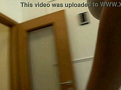 Beautiful girls try on outfits and start a lesbian party in high heels and miniskirts backstage