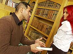 Redhead Paige Ashley Sucks And Fucks In Lingerie!