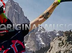 Submissive slut endures intense anal fucking with massive cock, deepthroat, and cum swallowing.