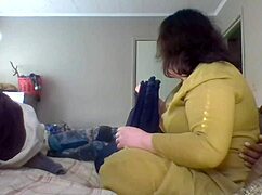 wife teaching me how to fold clothes 😊