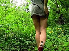 Have you seen this perfect ass stripping while walking in the woods?
