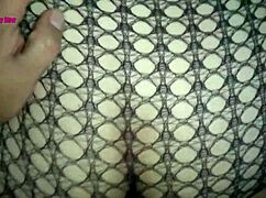 milf prostitute in fishnets enjoys doggystyle with big balls