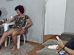 Couldn't resist the urge and ended up taking hot cum from dick while getting tattooed?