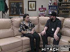 freshman receives mandatory hitachi orgasm in pov version with mara luv