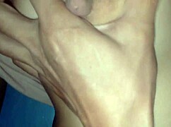 big girl plays with partner privately