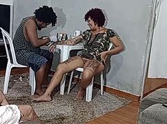 Couldn't resist the urge and ended up taking hot cum from dick while getting tattooed?