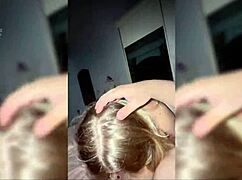 My friend came over to study but she really came to give me a blowjob