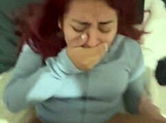 latina cheats on sleeping boyfriend with pussylicking and squirting