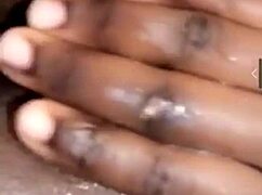 Jennifer Squirts Intensely in Ebony Scene. Beauty Sucks and Moves Sexily.