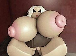 bbc pounds hard, making tits bounce in roblox
