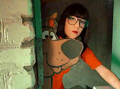 Velma went to solve the mystery with Scooby Doo in costumes