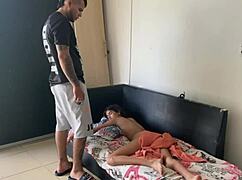 I Interrupt Her Dream And Fuck Her Tight Pussy Hard!