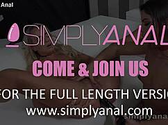 lesbian ass lickers stretch gaping holes with dildos and rimjobs in anal sex