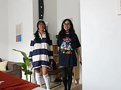 Can You Handle Sharing A Bed With Big Titty Goth Girls Effy Cutie And Natasha Noel?