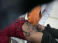 Indian Doctor Helps Patient Cum During Hospital Checkup