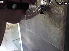 Feel the power! Blonde german femdom humiliates in the shower domination