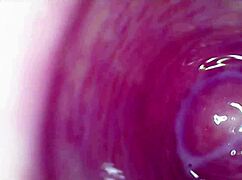 Camera Deep Inside Of The Wet Pussy And Captured The Intense Female Orgasm