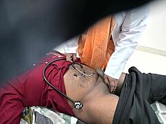 Indian Doctor Helps Patient Cum During Hospital Checkup