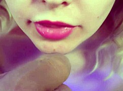 close-up blowjob asmr leads to massive cumshot 😏