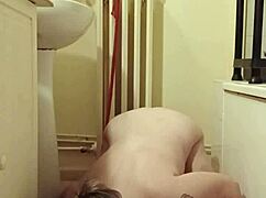 On August 27, 2024, the female slave eats from the bowl