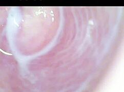 Camera Deep Inside Of The Wet Pussy And Captured The Intense Female Orgasm