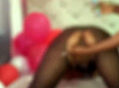 valentine bbc hubby fucks ebony in apartment