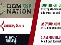 she says, watch the black babe gag on toy and get ass fucked