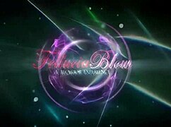 This blonde beauty gives an artistic blowjob.