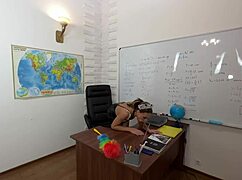 I Followed The Cleaning Lady After Class In Taboo Roleplay