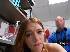 flag bearer faces back room cop terror, will he spare her?